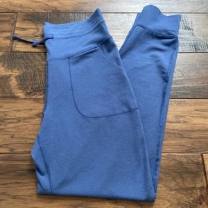 Kids Old Navy PowerChill joggers high waisted blue size XL 14-16